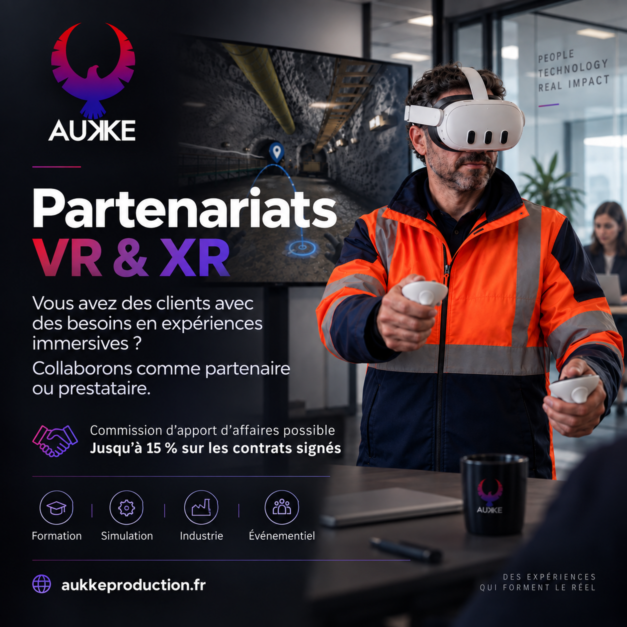 Programme de partenariats VR et XR Aukke Production